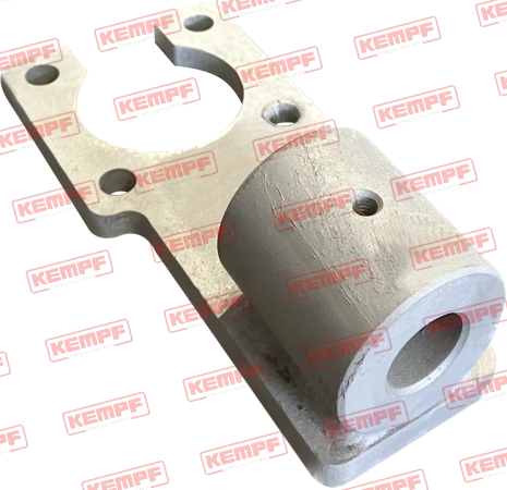 124706 Kempf Halter f. Umlenkrolle im Chassis, links